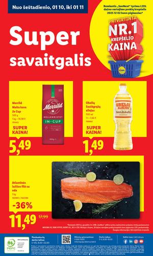 LIDL maisto akcijų leidinys nuo sausio 5 d.