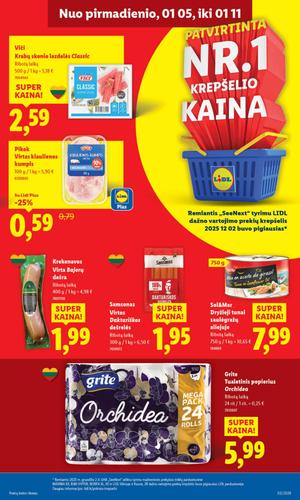 LIDL maisto akcijų leidinys nuo sausio 5 d.