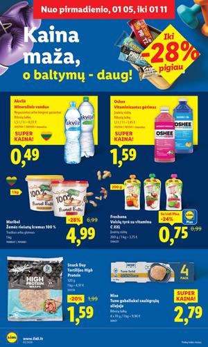 LIDL maisto akcijų leidinys nuo sausio 5 d.