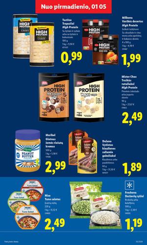 LIDL maisto akcijų leidinys nuo sausio 5 d.
