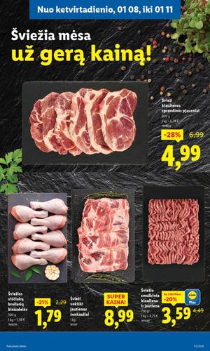 LIDL maisto akcijų leidinys nuo sausio 5 d.
