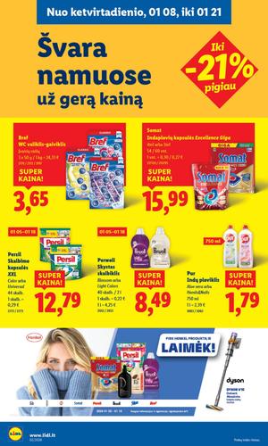 LIDL maisto akcijų leidinys nuo sausio 5 d.