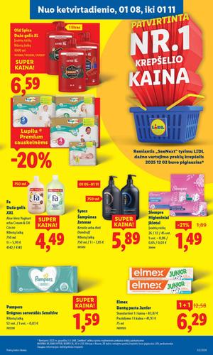 LIDL maisto akcijų leidinys nuo sausio 5 d.