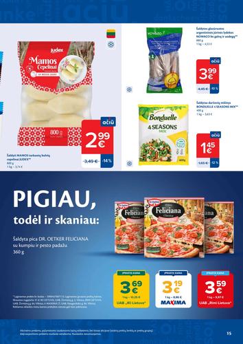MAXIMA akcijų leidinys Nr. 37 nuo rugsėjo 8 d.