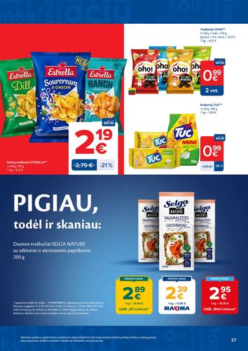 MAXIMA akcijų leidinys Nr. 37 nuo rugsėjo 8 d.