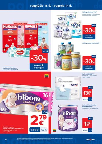 MAXIMA akcijų leidinys Nr. 37 nuo rugsėjo 8 d.