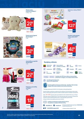 MAXIMA akcijų leidinys Nr. 37 nuo rugsėjo 8 d.