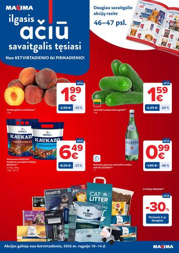 MAXIMA akcijų leidinys Nr. 37 nuo rugsėjo 8 d.