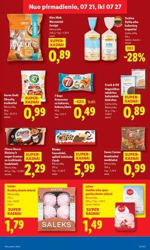 LIDL maisto akcijų leidinys nuo ketvirtadienio, liepos 24 d.