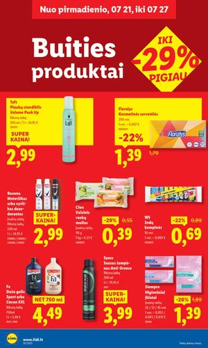 LIDL maisto akcijų leidinys nuo ketvirtadienio, liepos 24 d.