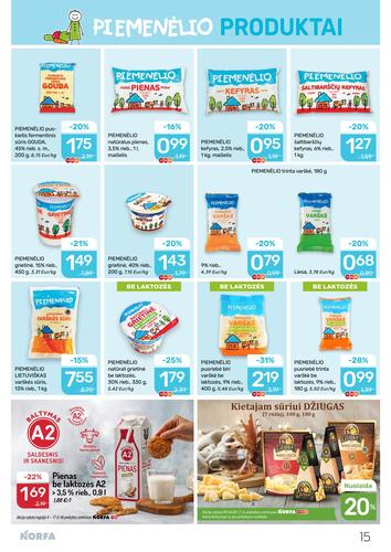 NORFA akcijų leidinys Nr. 19 nuo rugsėjo 4 d.