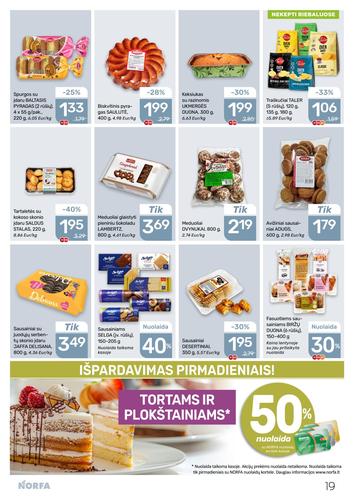 NORFA akcijų leidinys Nr. 19 nuo rugsėjo 4 d.