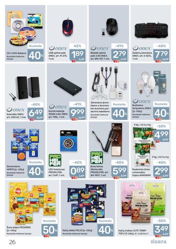NORFA akcijų leidinys Nr. 19 nuo rugsėjo 4 d.