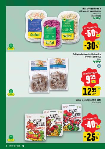 IKI akcijų leidinys "PIGINTUVO pasiūlymai Nr. 09" nuo vasario 23 d.