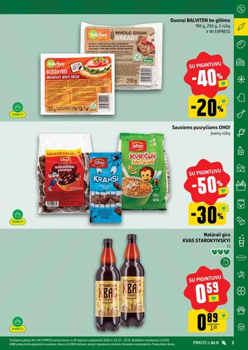 IKI akcijų leidinys "PIGINTUVO pasiūlymai Nr. 09" nuo vasario 23 d.