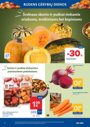 MAXIMA akcijų leidinys Nr. 43 nuo spalio 20 d.