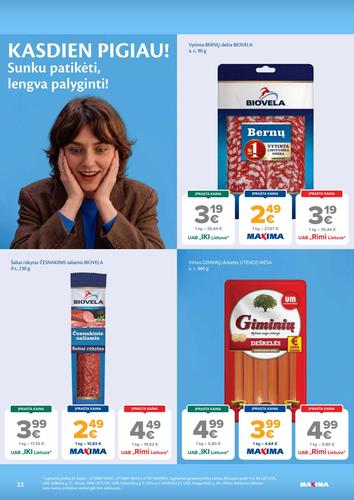 MAXIMA akcijų leidinys Nr. 43 nuo spalio 20 d.