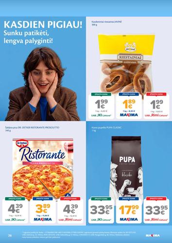MAXIMA akcijų leidinys Nr. 43 nuo spalio 20 d.