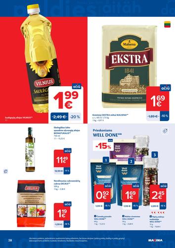 MAXIMA akcijų leidinys Nr. 43 nuo spalio 20 d.