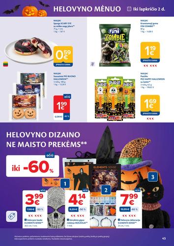 MAXIMA akcijų leidinys Nr. 43 nuo spalio 20 d.