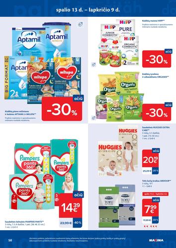 MAXIMA akcijų leidinys Nr. 43 nuo spalio 20 d.