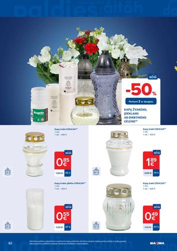 MAXIMA akcijų leidinys Nr. 43 nuo spalio 20 d.