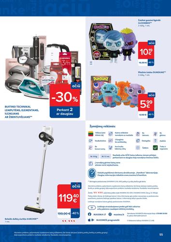 MAXIMA akcijų leidinys Nr. 43 nuo spalio 20 d.