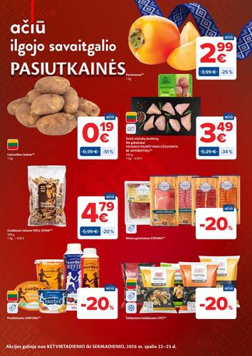 MAXIMA akcijų leidinys Nr. 43 nuo spalio 20 d.