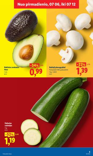 LIDL maisto akcijų leidinys nuo liepos 6 d.