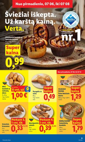 LIDL maisto akcijų leidinys nuo liepos 6 d.