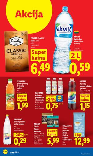 LIDL maisto akcijų leidinys nuo liepos 6 d.