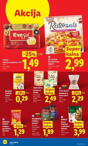 LIDL maisto akcijų leidinys nuo liepos 6 d.