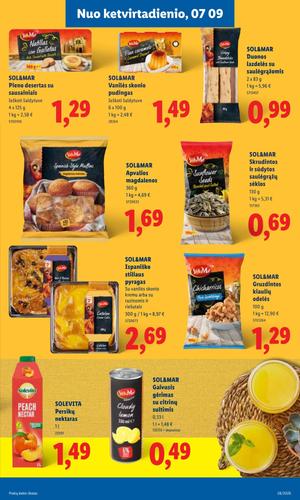 LIDL maisto akcijų leidinys nuo liepos 6 d.