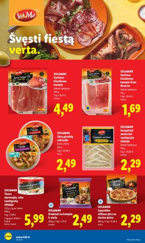 LIDL maisto akcijų leidinys nuo liepos 6 d.