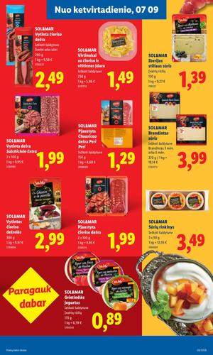 LIDL maisto akcijų leidinys nuo liepos 6 d.