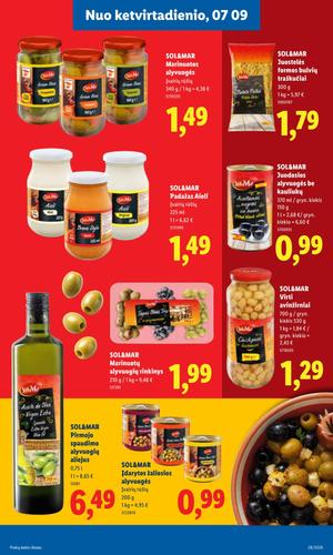 LIDL maisto akcijų leidinys nuo liepos 6 d.