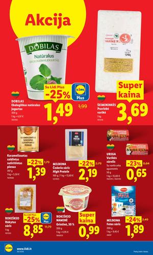 LIDL maisto akcijų leidinys nuo liepos 6 d.