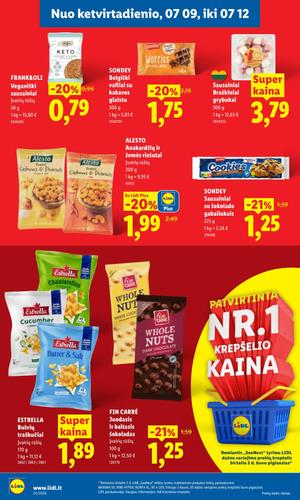 LIDL maisto akcijų leidinys nuo liepos 6 d.