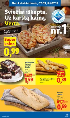 LIDL maisto akcijų leidinys nuo liepos 6 d.