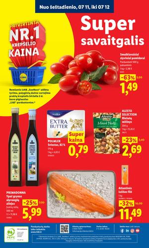 LIDL maisto akcijų leidinys nuo liepos 6 d.
