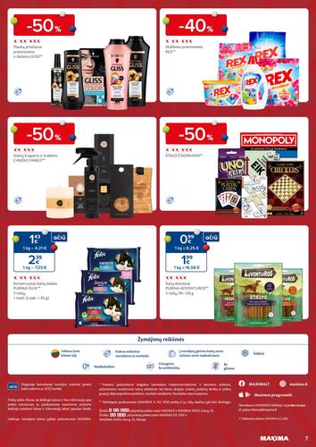 MAXIMA akcijų leidinys "Anekdotas, o ne kaina" nuo gruodžio 2 d.