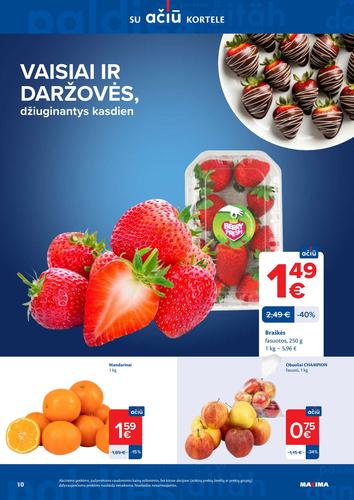 MAXIMA akcijų leidinys "AČIŪ akcijų  Nr. 13" nuo kovo 24 d.