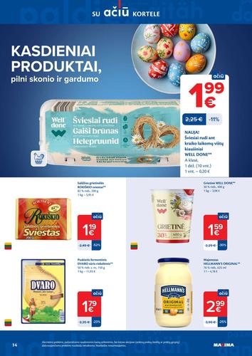 MAXIMA akcijų leidinys "AČIŪ akcijų  Nr. 13" nuo kovo 24 d.