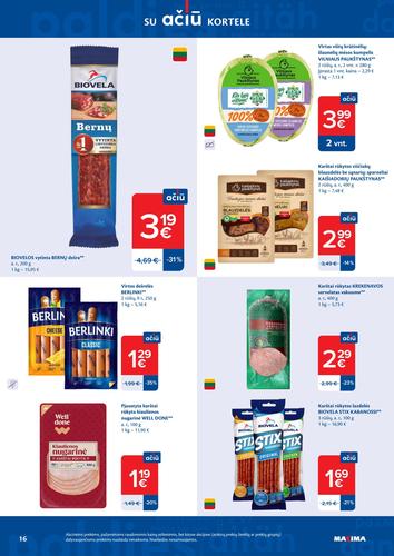 MAXIMA akcijų leidinys "AČIŪ akcijų  Nr. 13" nuo kovo 24 d.