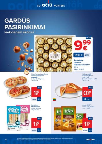 MAXIMA akcijų leidinys "AČIŪ akcijų  Nr. 13" nuo kovo 24 d.