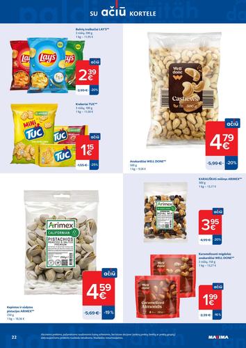 MAXIMA akcijų leidinys "AČIŪ akcijų  Nr. 13" nuo kovo 24 d.