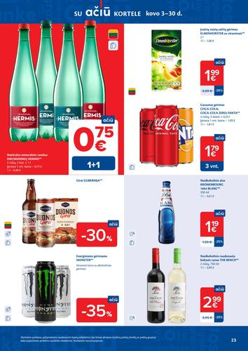 MAXIMA akcijų leidinys "AČIŪ akcijų  Nr. 13" nuo kovo 24 d.