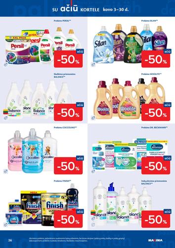 MAXIMA akcijų leidinys "AČIŪ akcijų  Nr. 13" nuo kovo 24 d.