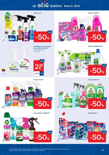 MAXIMA akcijų leidinys "AČIŪ akcijų  Nr. 13" nuo kovo 24 d.