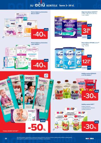 MAXIMA akcijų leidinys "AČIŪ akcijų  Nr. 13" nuo kovo 24 d.